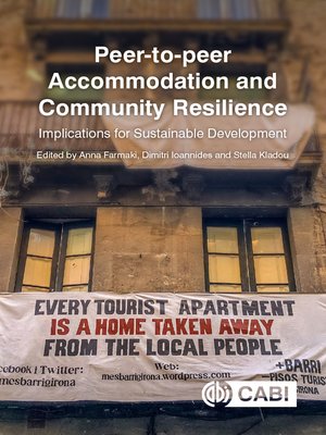 cover image of Peer-to-peer Accommodation and Community Resilience